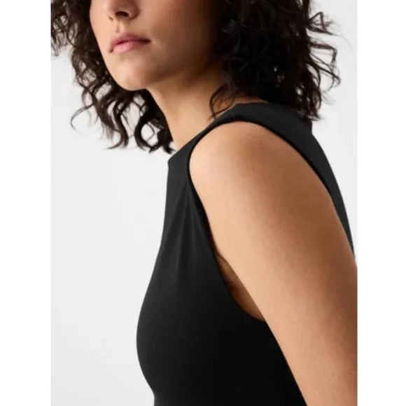 NWT Gap Modern Boatneck Tank, black, large - Picture 3 of 3